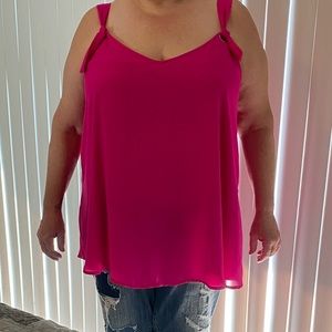 Torrid hot pink tank top